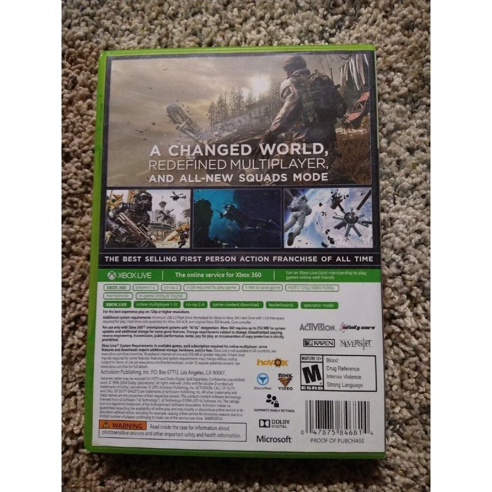 Call of Duty Ghosts Xbox 360